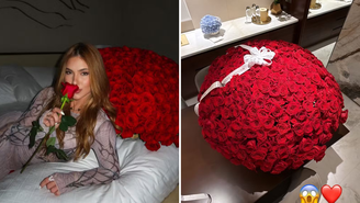 Novo amor? Virginia recebe buquê de rosas de quase R$ 19 mil em viagem