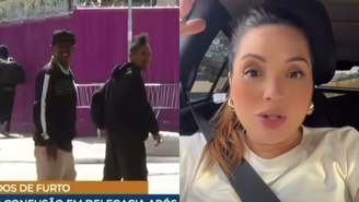 Repórter grávida do SBT discute com bandido ao vivo após ser xingada