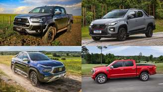 Toyota Hilux, Fiat Strada, Fiat Toro e Ford F-150