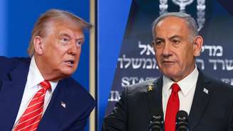 Carta do movimento Comandantes pela Segurança de Israel (CIS), assinada por mais de 550 ex-dirigentes de segurança, foi divulgada nesta segunda-feira (4) com o pedido de que Donald Trump pressione Benjamin Netanyahu. (Montagem ilustrativa da RFI)