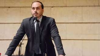 O vereador Carlos Bolsonaro