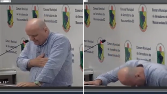 Vereador passa mal e desmaia durante discurso no plenário em SC