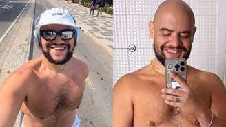 Gominho exibe corpo após perder mais de 60 kg