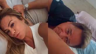 Leonardo surpreendeu Poliana Rocha com um pedido íntimo