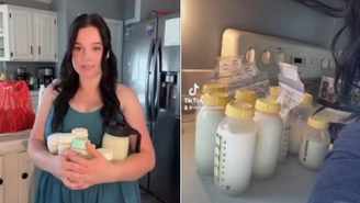 Mulher ganha R$ 22 mil por mês vendendo leite materno para fisiculturistas