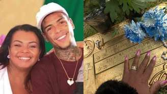 Mãe de MC Kevin visitou o túmulo do filho no Dia dos Pais