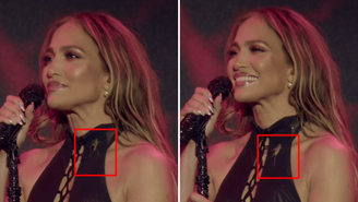 Gritaria e risos: inseto gigante sobe em Jennifer Lopez durante show; veja