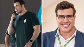 Montagem mostra empresário René da Silva Nogueira Júnior, preso por atirar e marte gari que fazia coleta de lixo