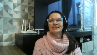 Patrícia Salvador durante participação no Terra Agora