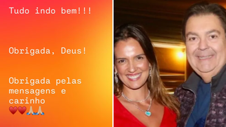 Esposa de Faustão tranquiliza fãs sobre estado de saúde do apresentador