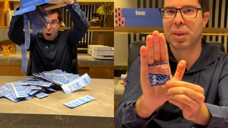 Camisinha texturizada do SUS viraliza em perfil de médico 'influencer'