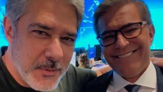 William Bonner é substituído por Hélter Duarte no Jornal Nacional