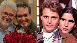 Casado há 26 anos, ex-galã de grandes novelas celebra