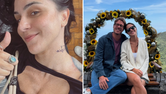 Namorada de Fábio Porchat nega ter tatuado nome do apresentador no pescoço: ‘Minha mãe acreditou’