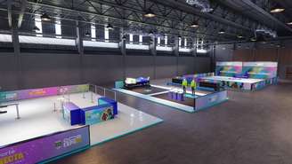 Espaço dedicado às modalidades de inverno na COB Expo