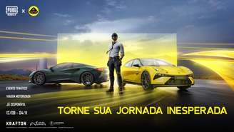 PUBG Mobile anuncia parceria com Lotus e traz carros esportivos ao campo de batalha