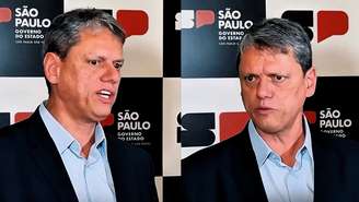 Governador Tarcísio de Freitas, de São Paulo, tem se manifestado com firmeza com relação ao assassinato do ex-delegado-geral do Estado