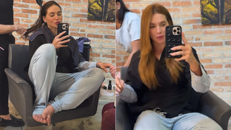 Virgínia prepara cabelo para dia de coroação na Grande Rio