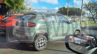 Novo Renault Kwid elétrico flagrado em testes no Brasil