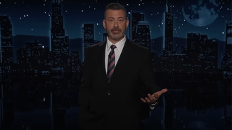 Jimmy Kimmel em primeiro programa após a suspensão