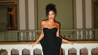 Bella Campos em desfile da L’Oréal Paris, em São Paulo