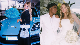 Gabriely Miranda posa com carro de luxo e rebate comentário sobre dinheiro de Enrick