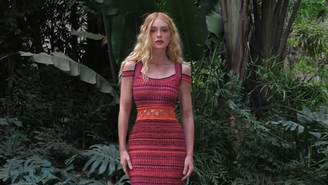 Marina Ruy Barbosa com vestido de primavera 