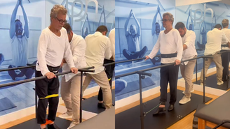 Carlinhos de Jesus na fisioterapia