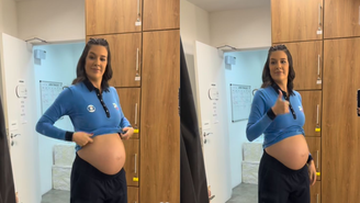 Narradora Renata Silveira está grávida