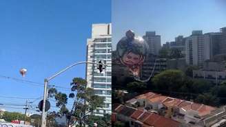 Balão cai, atinge residências e pega fogo na Vila Mariana (SP)