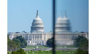 Vista do Capitólio, em Washington 05/10/2025