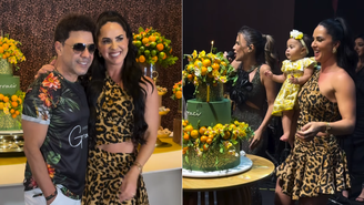 Graciele Lacerda comemora 45 anos com festa em Alphaville
