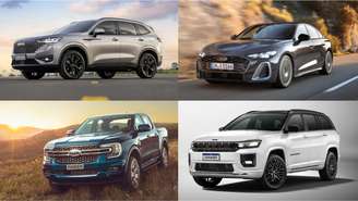 Haval H6, Audi A5, Ford Ranger e Jeep Commander