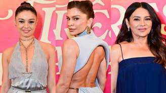 Sophie Charlotte, Grazi Massafera e Dira Paes na festa de lançamento de 'Três Graças'