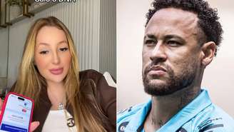 Eita! Garota de programa do caso com Neymar surge com grávida com teste de DNA / Reprodução