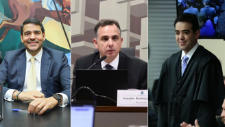 Jorge Messias, Rodrigo Pacheco e Bruno Dantas teriam mais chances de ocupar vaga de Barroso no STF