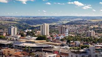 Cidade de Marília, no interior de SP