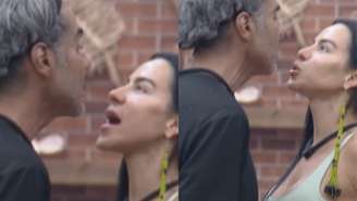 Fernando e Tamires em 'A Fazenda 17'