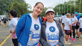 Isis Gomes e Dulcineia Saraiva correram juntas