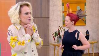 Ana Maria Braga e Ju Massaoka no Mais Você (Reprodução/TV Globo)