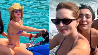 Virginia Fonseca é multada após postar foto pilotando jet ski sem habilitação e colete no Rio de Janeiro