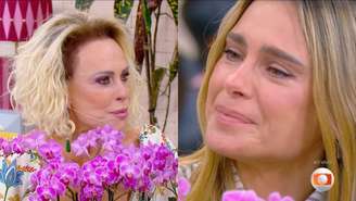 Ana Maria Braga e Carolina Dieckmmann no Mais Você (Reprodução/TV Globo)