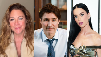 Sophie Grégoire Trudeau, Junstin Trudeau e Katy Perry