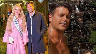 Dado Dolabella acompanha namorada em evento de miss e derrama elogios