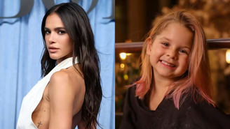 Bruna Marquezine fica encantada por Maria Flor, filha de Virginia e Zé Felipe/ Reprodução: Instagram