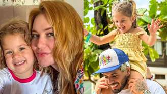 Virginia Fonseca e Zé Felipe com a filha Maria Flor