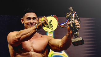 O brasileiro Ramon Dino venceu uma das principais categorias do Mr. Olympia em 2025