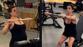 Jade Barbosa mostra treinamento 