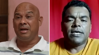 Ricardo Alexandre dos Santos (à esquerda) foi acusado injustamente de matar Marcelo Lopes da Silva (à direita) por quase 30 anos