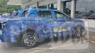Nova picape anti-Toro da BYD flagrada no Brasil